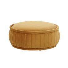 Load image into Gallery viewer, Rylee Lavender Velvet Ottoman