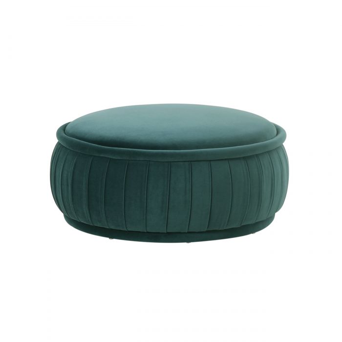 Rylee Lavender Velvet Ottoman