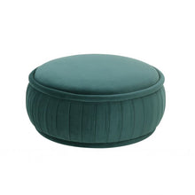 Load image into Gallery viewer, Rylee Lavender Velvet Ottoman