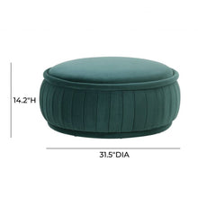 Load image into Gallery viewer, Rylee Lavender Velvet Ottoman