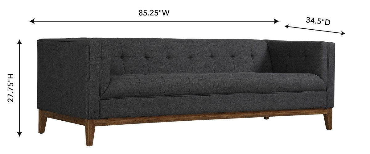 Gavin Linen Sofa