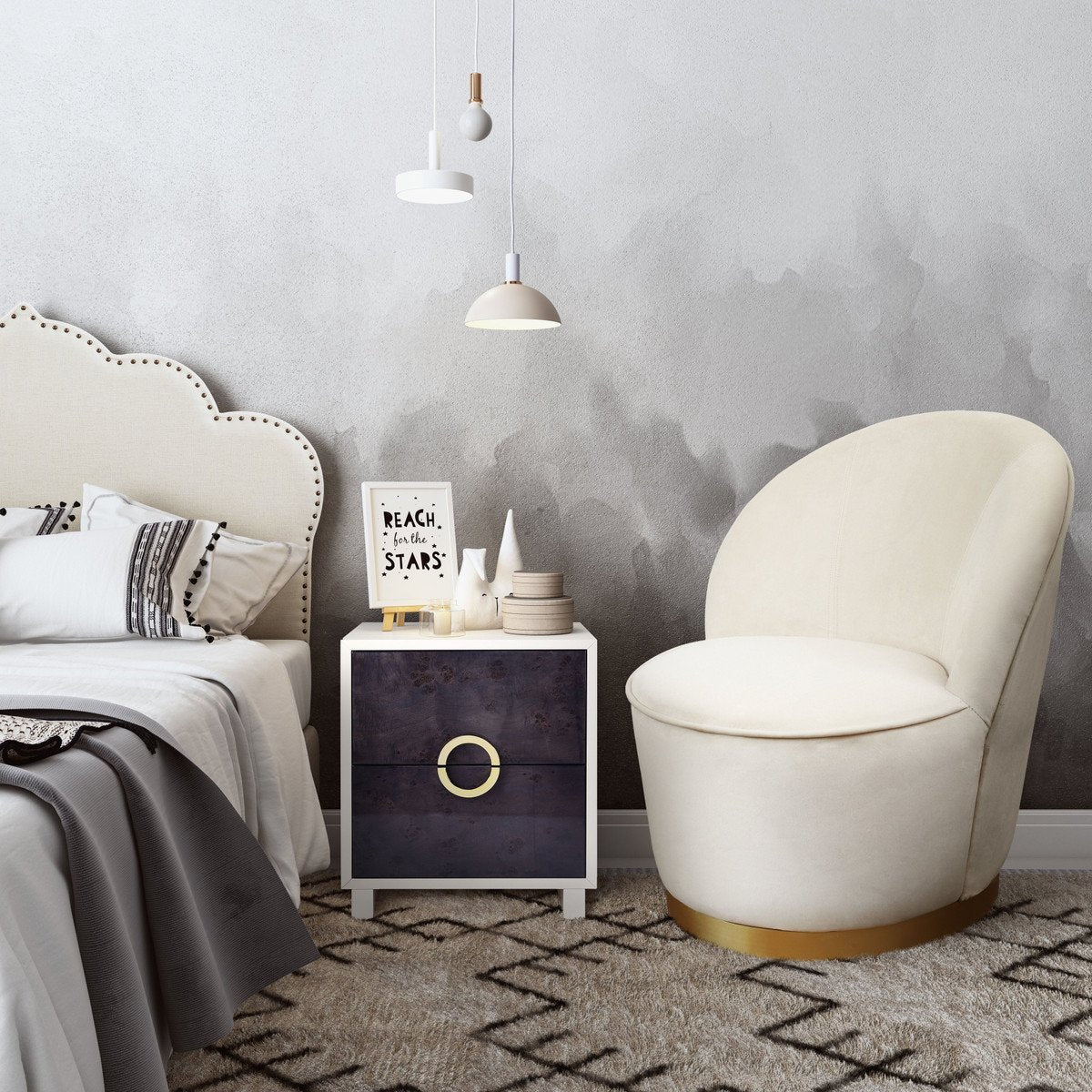 Julia Velvet Junior Chair