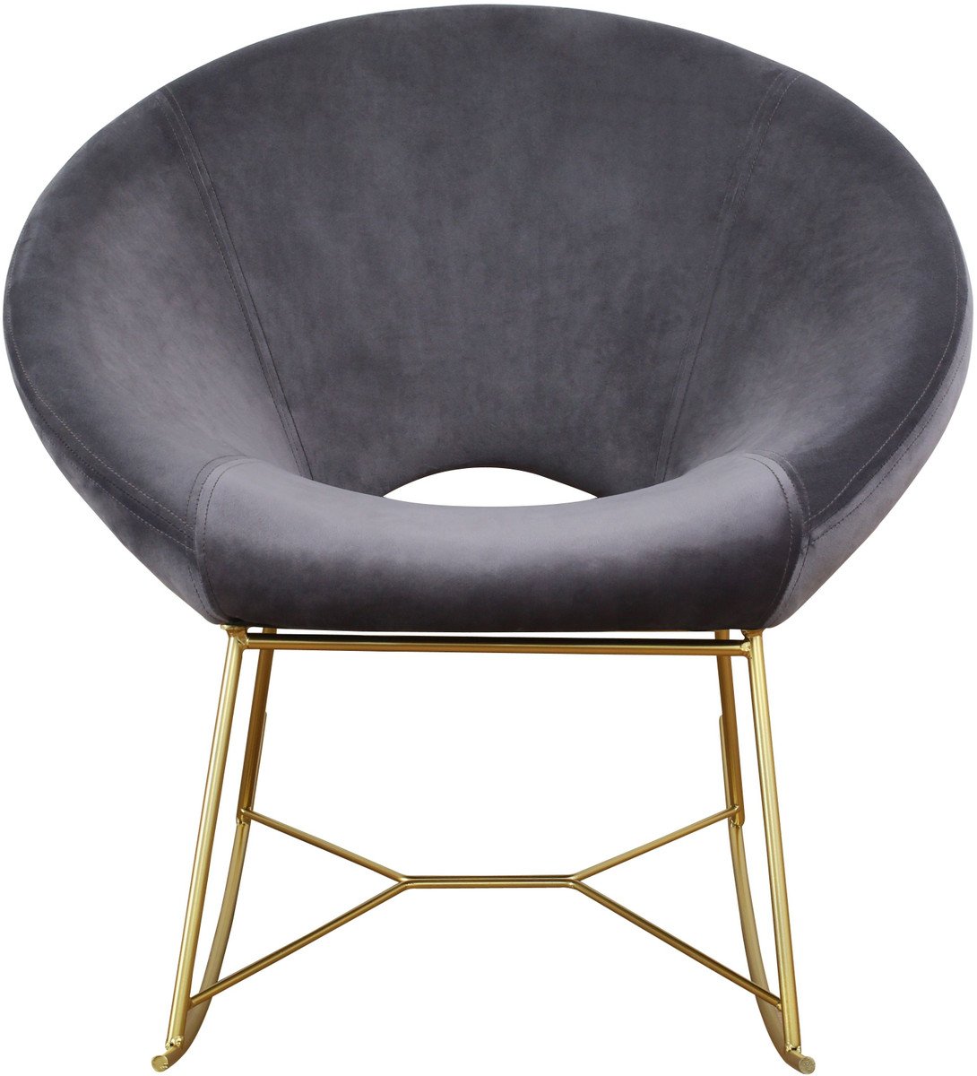 Nolan Velvet Rocking Chair