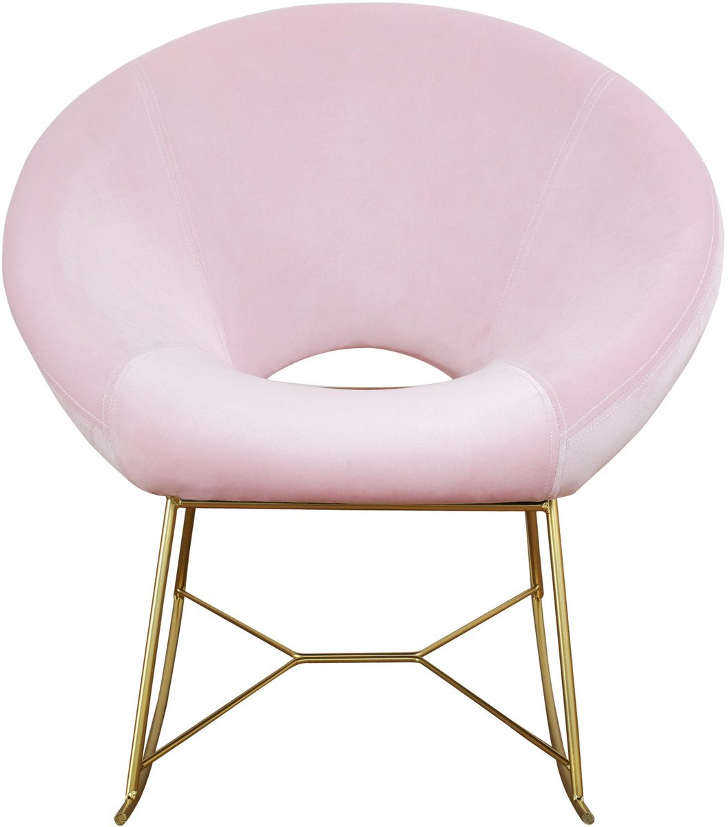 Nolan Velvet Rocking Chair