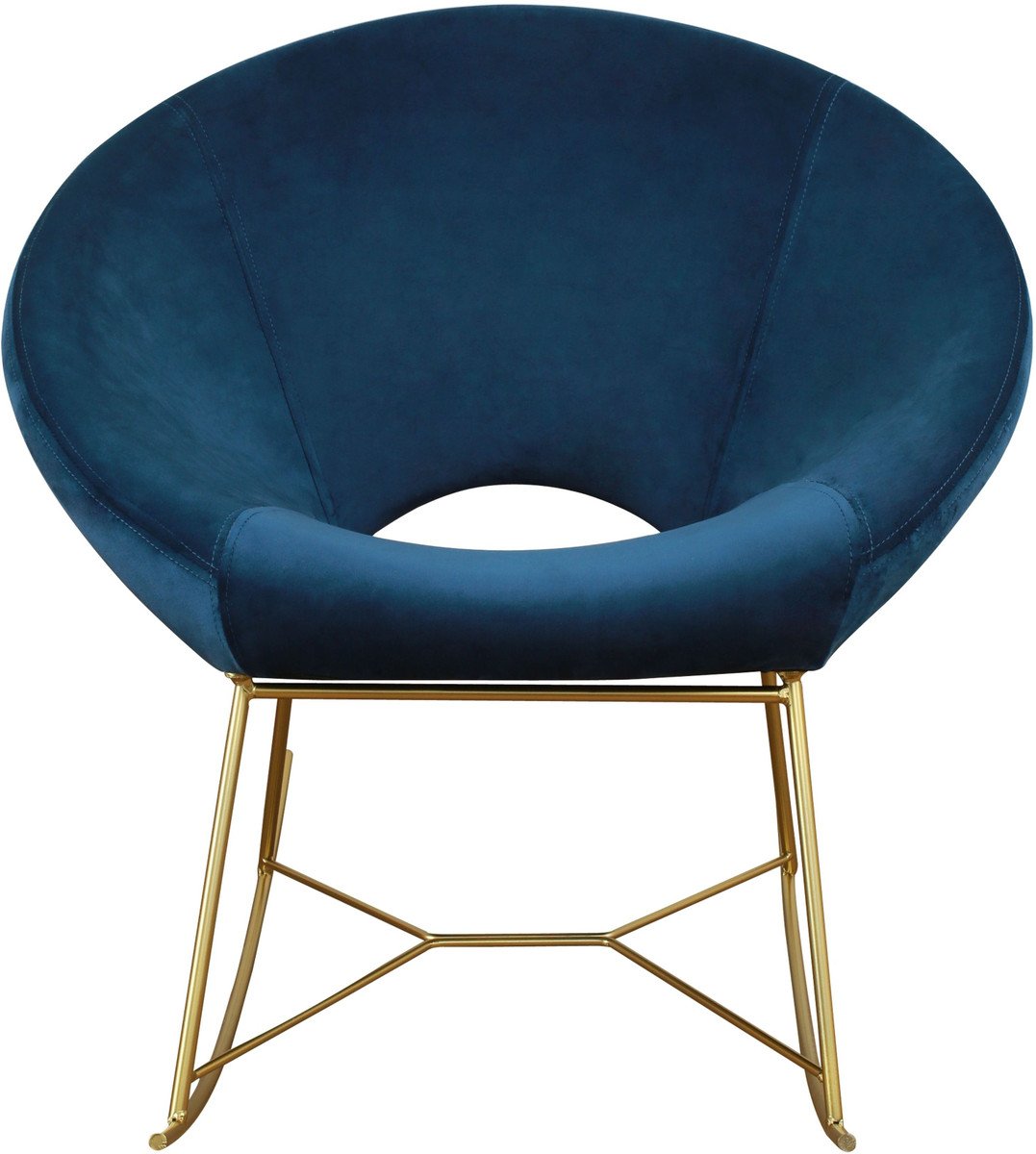 Nolan Velvet Rocking Chair