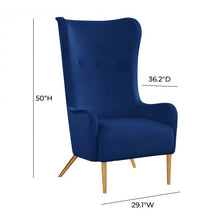 Load image into Gallery viewer, Ethan Velvet Tall Chair