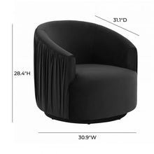 Load image into Gallery viewer, London Pleated Swivel Chair