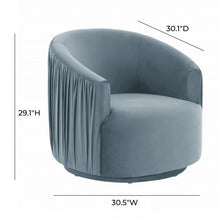 Load image into Gallery viewer, London Pleated Swivel Chair