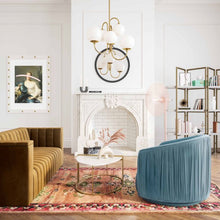 Load image into Gallery viewer, London Pleated Swivel Chair