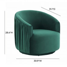 Load image into Gallery viewer, London Pleated Swivel Chair