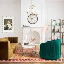 Load image into Gallery viewer, London Pleated Swivel Chair