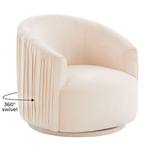 Load image into Gallery viewer, London Pleated Swivel Chair