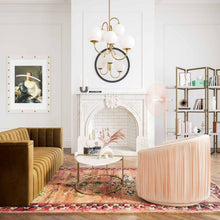 Load image into Gallery viewer, London Pleated Swivel Chair