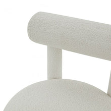 Load image into Gallery viewer, Carmel White Boucle Chair