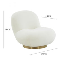 Load image into Gallery viewer, Emily Velvet Swivel Chair