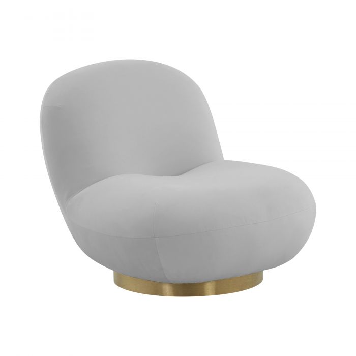 Emily Velvet Swivel Chair