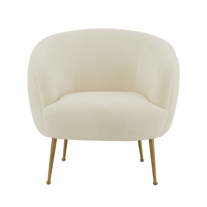 Presley Faux Sheepskin Chair