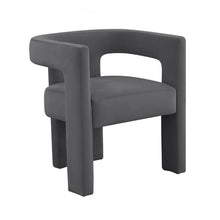 Load image into Gallery viewer, Sloane Dark Grey Velvet Chair