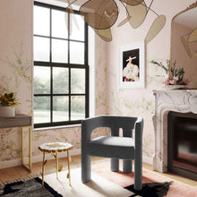 Load image into Gallery viewer, Sloane Dark Grey Velvet Chair