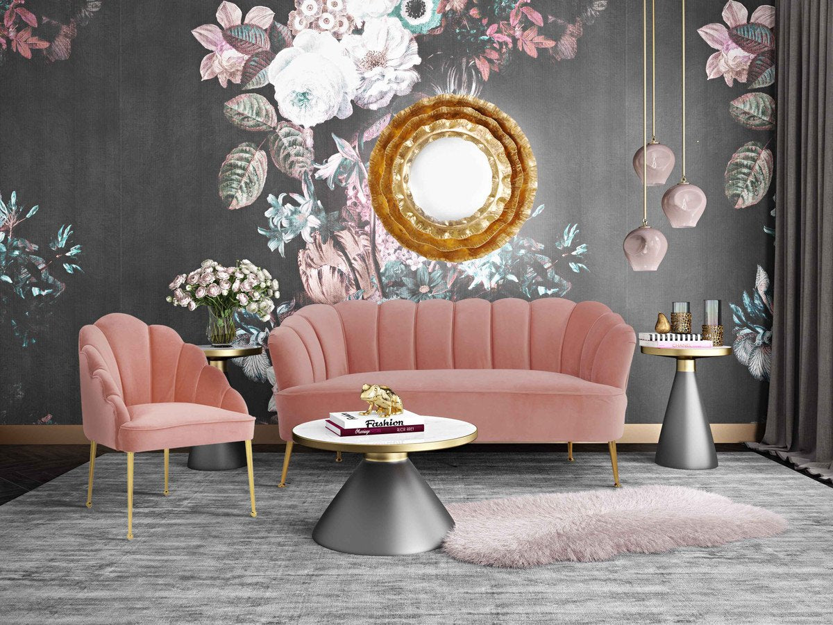 Daisy Velvet Settee