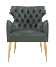 Load image into Gallery viewer, Elsa Grey Vegan Leather Chair