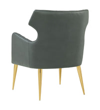 Load image into Gallery viewer, Elsa Grey Vegan Leather Chair