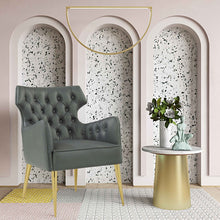 Load image into Gallery viewer, Elsa Grey Vegan Leather Chair