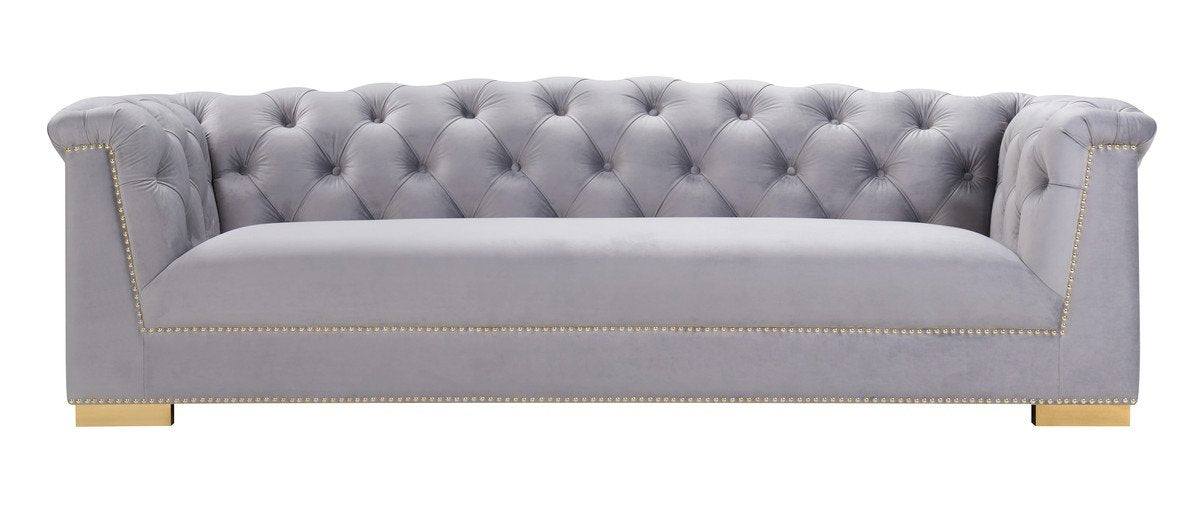 Farah Velvet Sofa By Inspire Me! Home Decor