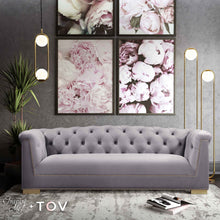 Load image into Gallery viewer, Farah Velvet Sofa By Inspire Me! Home Decor