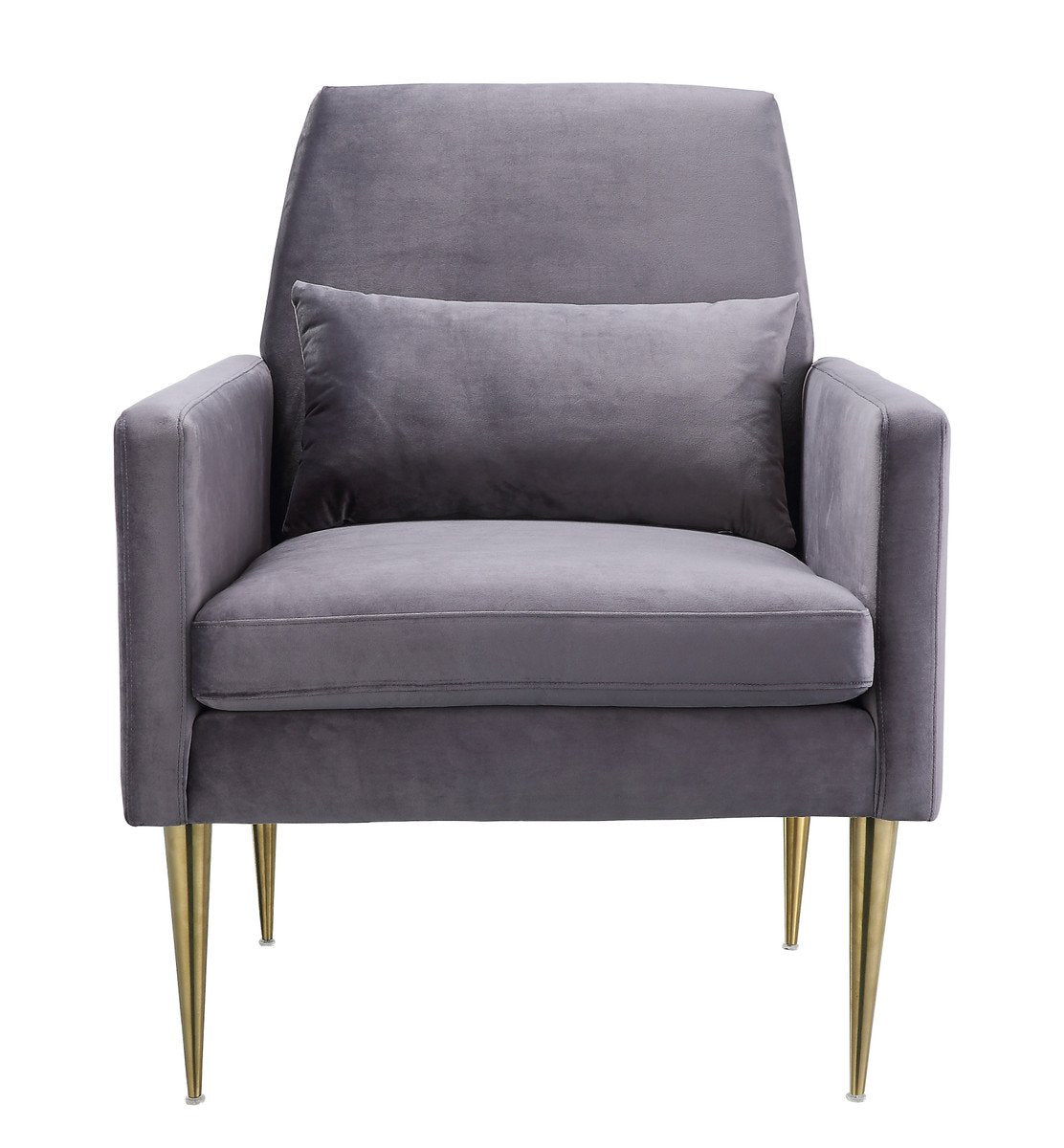 Danner Grey Velvet Chair