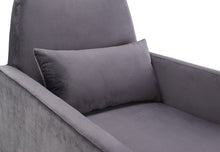 Load image into Gallery viewer, Danner Grey Velvet Chair