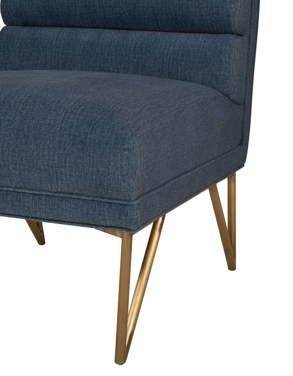 Kelly Slub Velvet Chair