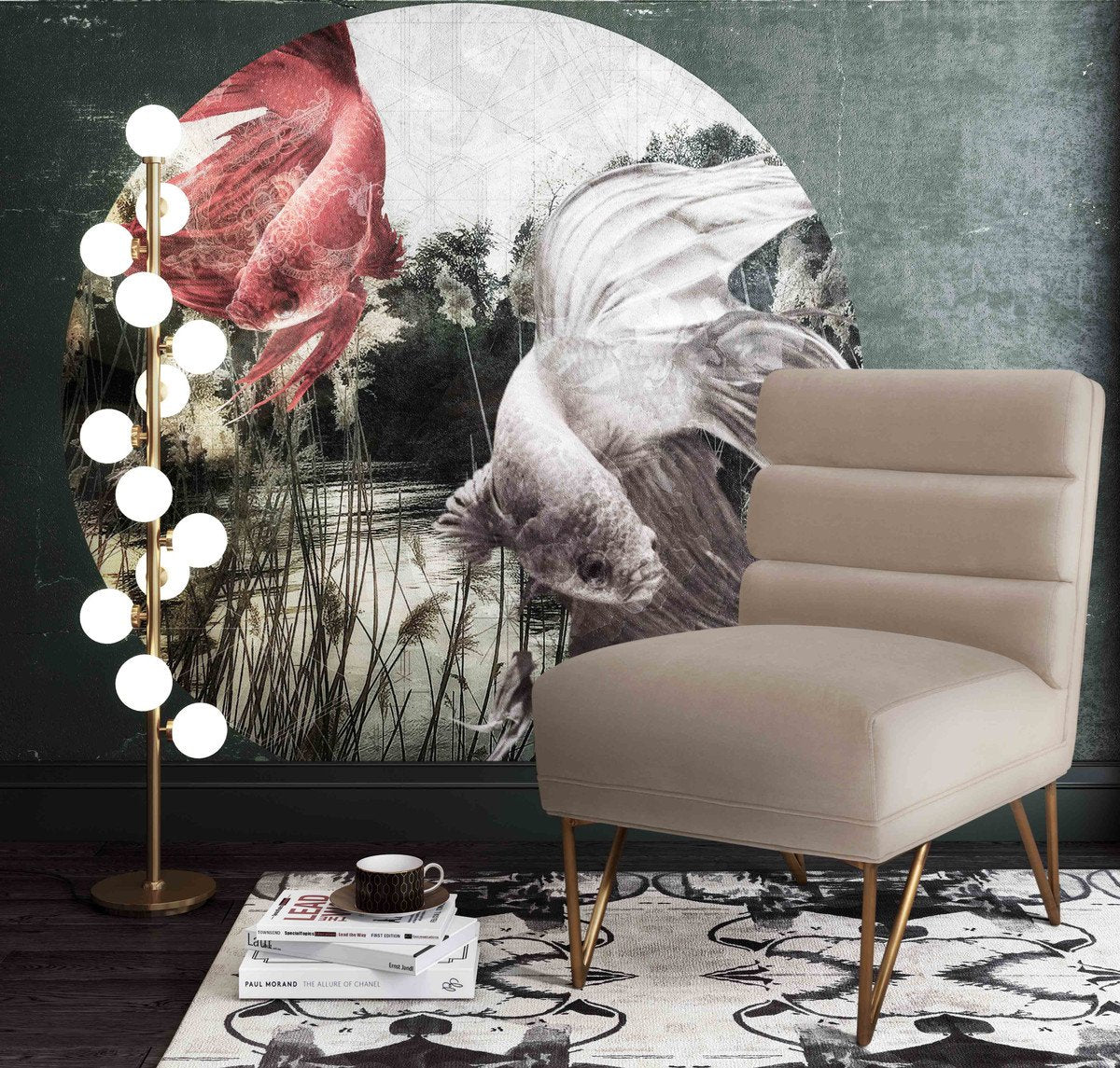 Kelly Slub Velvet Chair