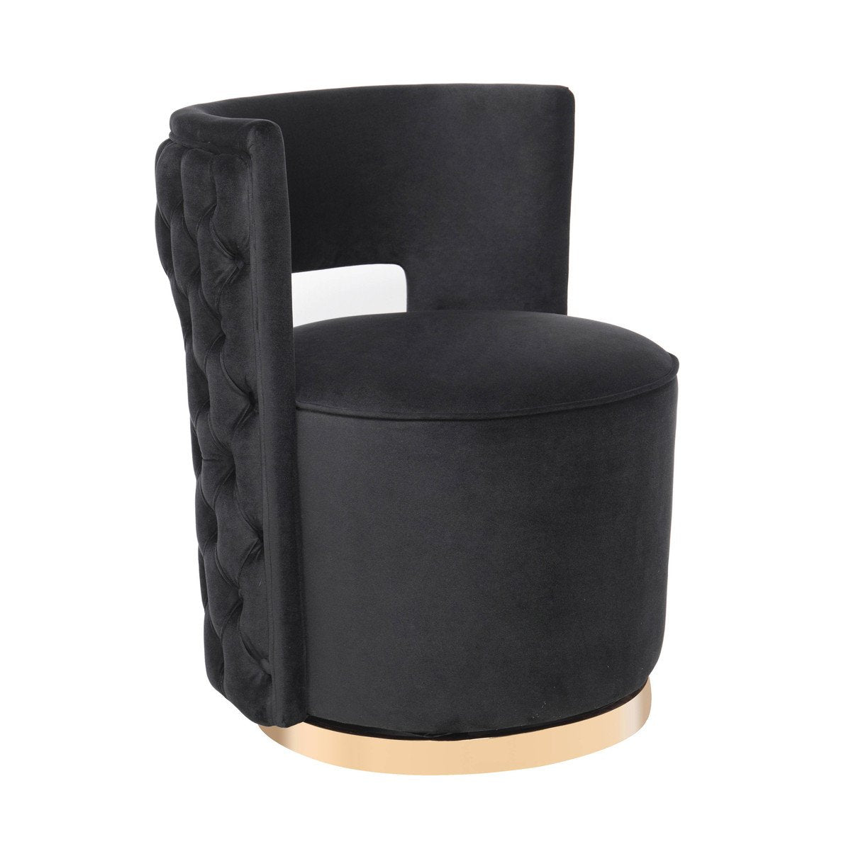 Mimosa Velvet Swivel Chair