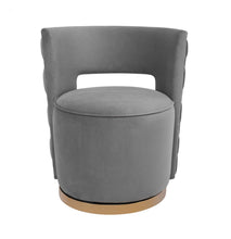 Load image into Gallery viewer, Mimosa Velvet Swivel Chair