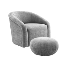 Load image into Gallery viewer, Boboli Chenille Chair + Ottoman Set