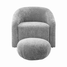 Load image into Gallery viewer, Boboli Chenille Chair + Ottoman Set