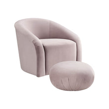 Load image into Gallery viewer, Boboli Chenille Chair + Ottoman Set