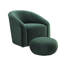Load image into Gallery viewer, Boboli Chenille Chair + Ottoman Set