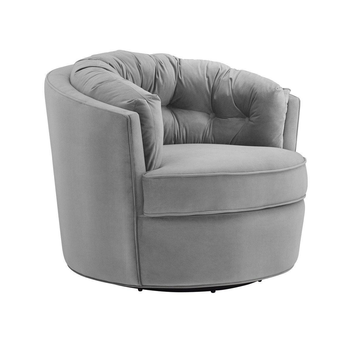 Eloise Velvet Swivel Chair