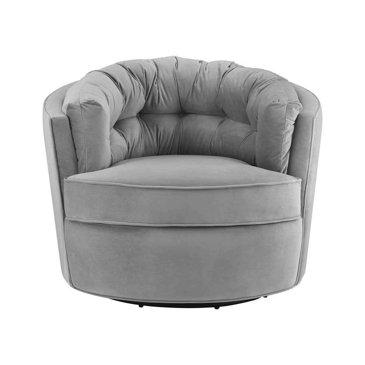 Eloise Velvet Swivel Chair