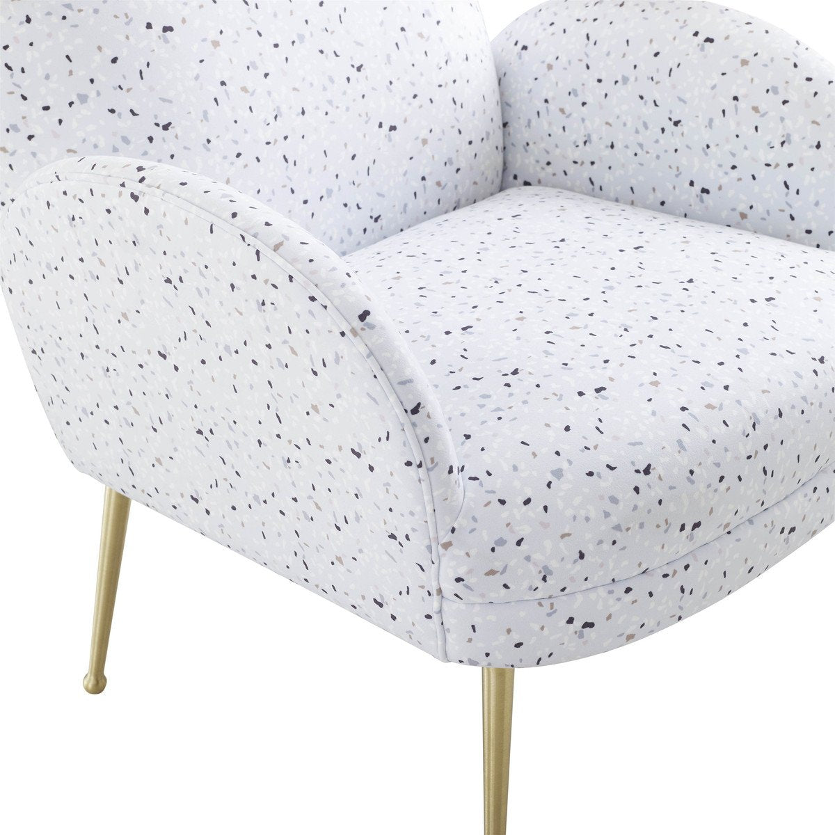 Gwen Terrazzo Velvet Chair