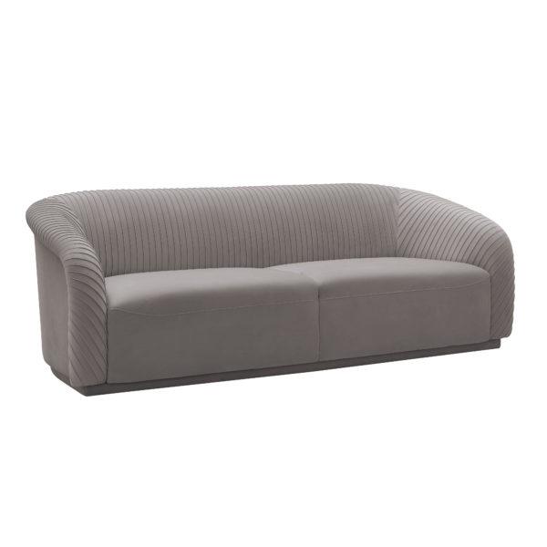 YARA PLEATED VELVET SOFA