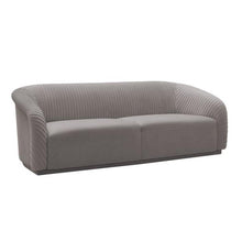 Load image into Gallery viewer, YARA PLEATED VELVET SOFA
