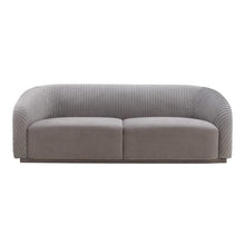 Load image into Gallery viewer, YARA PLEATED VELVET SOFA