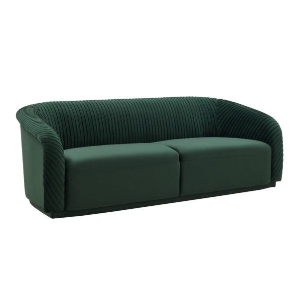 YARA PLEATED VELVET SOFA
