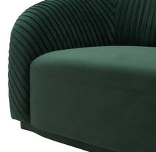 Load image into Gallery viewer, YARA PLEATED VELVET SOFA
