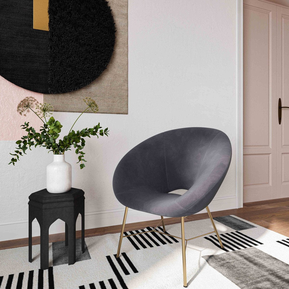 Nolan Velvet Chair