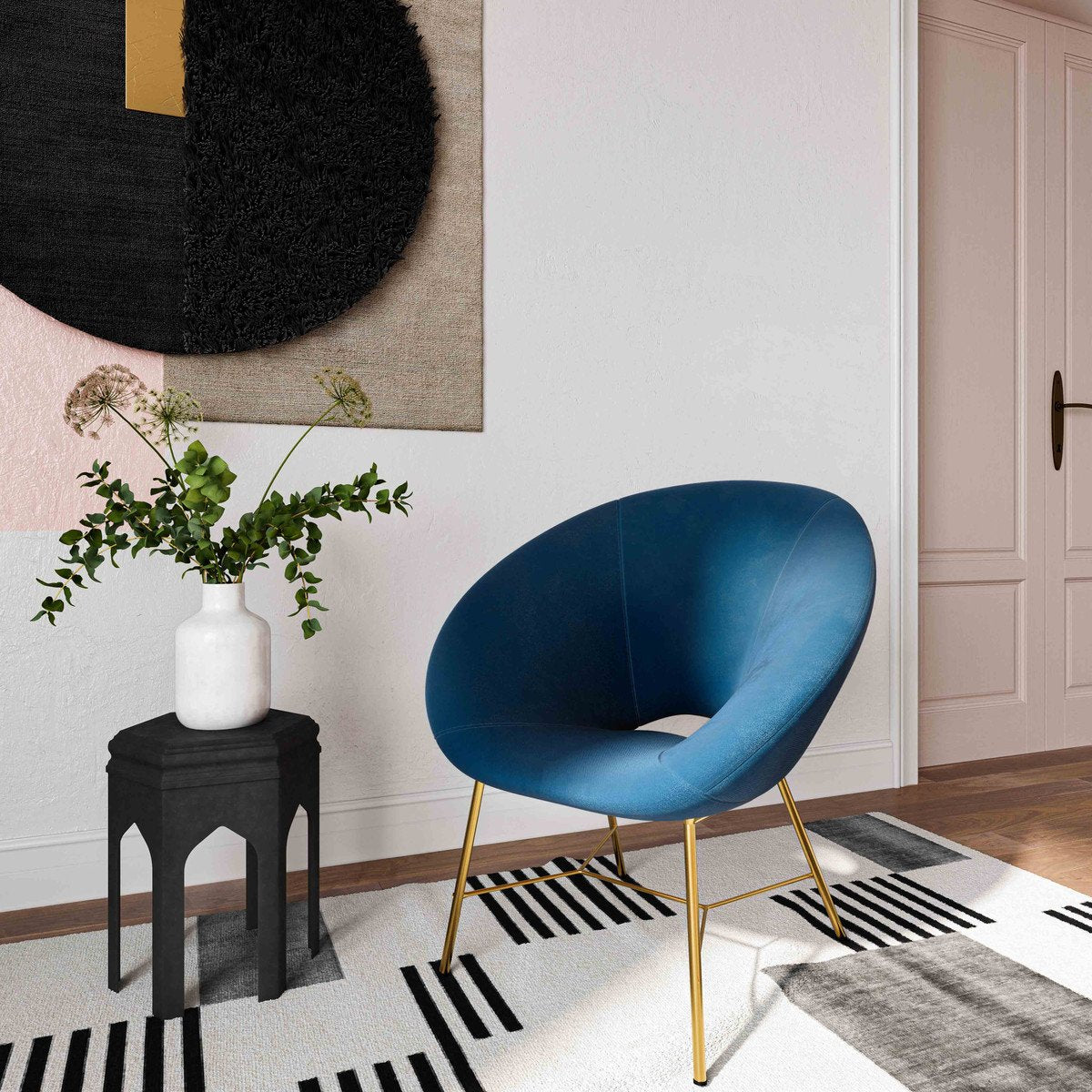 Nolan Velvet Chair