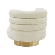 Load image into Gallery viewer, Naomi Faux Shearling Swivel Chair